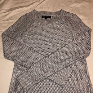 banana republic grey knitted sweater